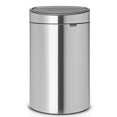 Imagen de Brabantia Touch Bin Cubo de Basura para Reciclaje, 23+10 Litros, Acero Mate