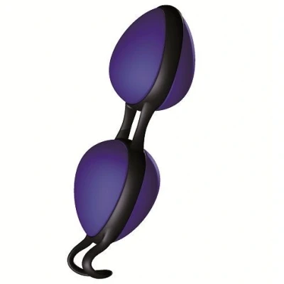 Imagen de JOYDIVISION Joyballs Secret Duo Love Balls Azul I Bolas vaginales para fitness del suelo pélvico de placer Silikomed/TPE Compatibles con lubricantes a base agua y silicona
