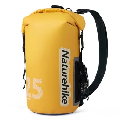 Imagen de Naturehike Bolsa Estanca, Dry Bag 10L 15L 25L Bolso Seco Impermeable/Seca para Kayak Paseo en Barco Canoa Pesca Rafting Camping Playa Natación Snowboard