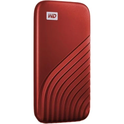 Imagen de WD My Passport 2TB SSD externo Portátil, Disco duro con velodidad de lectura hasta 1050 MB/s 1000 escritura, Funciona PC, Xbox y Playstation, Rojo