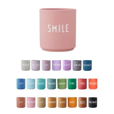 Imagen de design letters Tazas de Cafe Ideal Regalos Originales para Mujer, Hombre Desayuno Regalar Porcelana Taza Te con Letras Grabadas 250 Ml