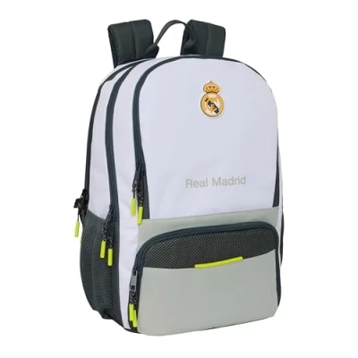 Imagen de Safta REAL MADRID EQUIPACIÓN 25/26 Mochila para Pádel, de Deporte, Ideal Diferentes Edades, Cómoda y Versátil, Calidad Resistencia, 30x17x42 cm