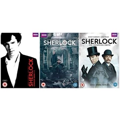 Imagen de Sherlock 1 4 Complete TV Series + The Abominable Bride DVD Collection: Holmes 1, 2, 3 and Extras