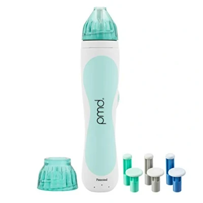 Imagen de PMD Personal Microderm Classic Máquina de microdermoabrasión en casa con kit para cara y cuerpo Cristales exfoliantes succión al vacío piel fresca radiante