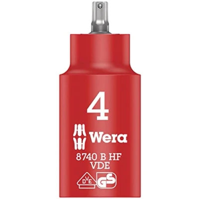 Imagen de Wera 05004900001 Vaso con Punta Hexagonal 3/8&quot;, 4.0 mm