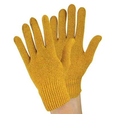 Imagen de Sock Snob 1 Pares Mujer Termicos Calientes Colores Finos Invierno Guantes Lana (One Size, Mustard)