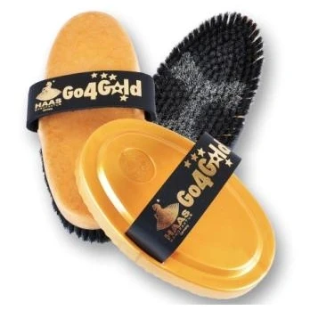 Imagen de Haas Go4Gold Curry Comb + Mane Brush
