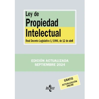 Imagen de Ley de Propiedad Intelectual: Real Decreto Legislativo 1/1996, 12 abril (Derecho Biblioteca Textos Legales)