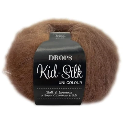 Imagen de Frida&#039;s Wollhaus Drops 25 g Kid Silk Mohair &amp; Seda Encaje Hilo de Mullido 47 Colores (50 Caramelo)
