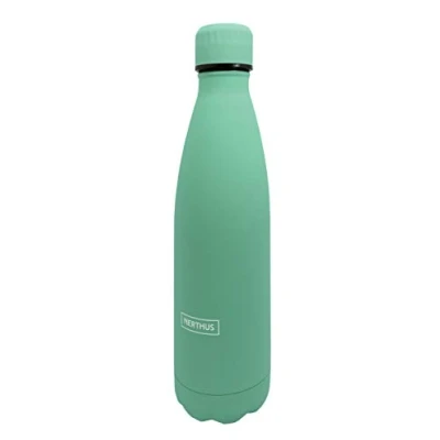 Imagen de Nerthus FIH 617 Termo Doble Pared para frios y Calientes Diseño Coral de Acero Inoxidable 750 ml Libre BPA, Tapon Hermético, 18/8