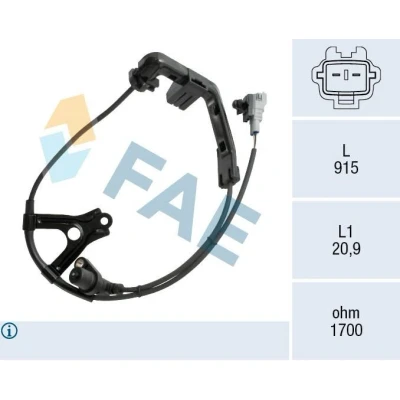 Imagen de FAE 78578 Sensor de ABS inductivo 2 915