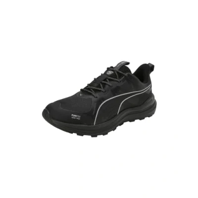 Imagen de PUMA Reflect Lite Trail PTX, Road Running Shoe Unisex Adulto, Black Silver Cool Dark Gray, 41 EU