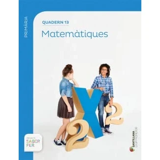 Imagen de QUADERN 13 MATEMATIQUES 5 PRIMARIA 1 TRIM SABER FER 9788491302759 (SABER HACER)