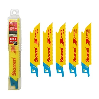 Imagen de Starrett Juego sierra sable bimetal 18 diente blister 5u