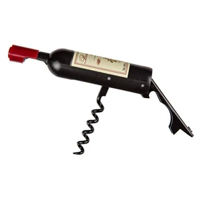 Imagen de Out of the blue Sacacorchos y abrebotellas/Mini Botella de Vino magnética/Dimensiones: 11,5 x 2 cm