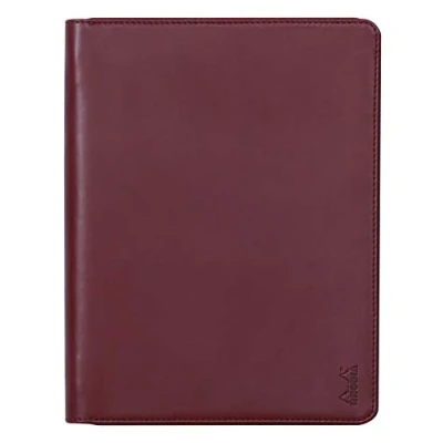 Imagen de Clairefontaine ES RHODIA 168107C Carpeta portadocumentos Rhodiarama Lie de Vin para bloc notas y carnets A5 o A5+ Tamaño cerrado 19,5 x 25,5 cm Funda tablet piel sintética