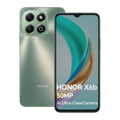 Imagen de HONOR X6b Smartphone 4GB 128GB, 5200mAh Batería, 50MP Cámara, 6.56&quot; 90Hz TFTLCD, Android 14, Dual Sim, NFC, Verde