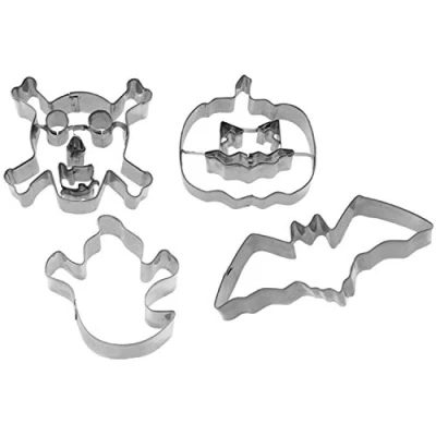 Imagen de Westmark Set Moldes Halloween, Metal, Plata, 22.5 x 13 2.6 cm, 4