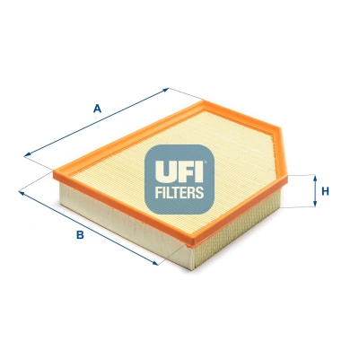 Imagen de UFI 30.A62.00 Filtro de aire 50 232 299 Cartucho filtrante VOLVO: V40 Hatchback