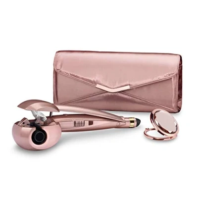 Imagen de BaByliss Set de regalo Curl Secret Simplicity, estilizador rápido, rizador pelo automático, fácil rizar, oro rosa