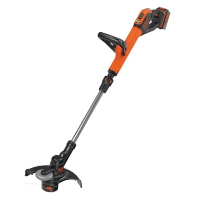 Imagen de BLACK+DECKER STC1840EPC QW Cortabordes PowerCommand EasyFeed, Batería de Litio 18 V, 4 Ah, Mango Telescópico hasta 31.5 cm, Ancho Corte 30 Sistema Power Select con 2 Velocidades