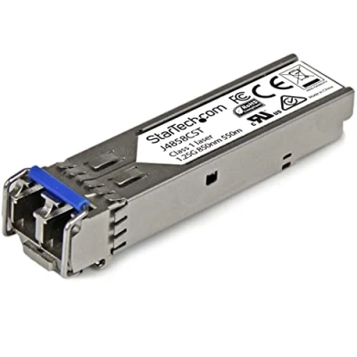 Imagen de Módulo Transceptor Sfp+ De Fibra Gigabit Compatible Con Hp J4858c Monomodo Lc Ddm 550m Red (sfp, Plata, Aluminio, Lc, Ieee 802.3z, 0 70 c)