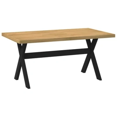 Imagen de vidaXL Mesa Comedor NOAIN Patas Forma X Madera Maciza Pino 160x90x75cm