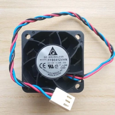 Imagen de CYRMZAY Compatible con Delta FFB0412VHN 12V 0.24A 4028 3 Wire Cooling Ventilador