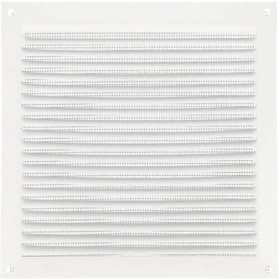 Imagen de Amig Rejilla Cuadrada de Aluminio con Mosquitera Rejillas Ventilación para Salida Aire Ideal Techo Cocina y Baño Medidas 170 X MM Color Blanco