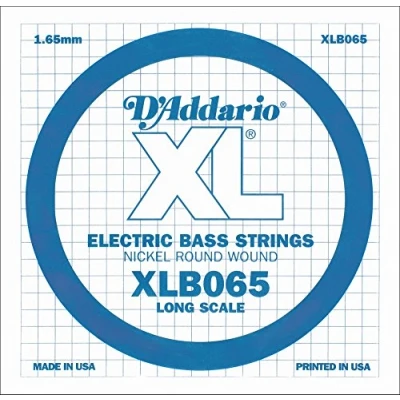 Imagen de D&#039;Addario .065 Long Scale Nickel Wound Single String for Bass Guitar