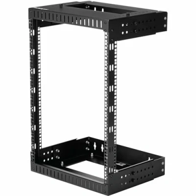 Imagen de StarTech.com Rack de Servidores Abierto 15U Pared 19 Pulgadas 2 Columnas Profundidad Ajustable para Equipo Redes AV Servicio Pesado (RK15WALLOA)