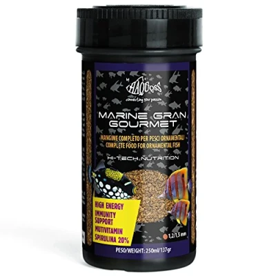 Imagen de Haquoss Marine Gran Gourmet Alimento en gránulos para Peces Marinos Tropicales, 250 ml/137 g