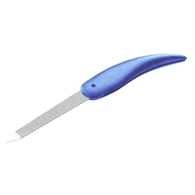 Imagen de REMOS lima de bolsillo uñas zafiro 7,5 cm/13,5 cm en azul