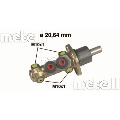 Imagen de METELLI 05 0142 Cilindro Maestro de Freno 20,64 Hierro fundido VOLKSWAGEN: GOLF 2, Passat B3/B4 Berlina, Scirocco II