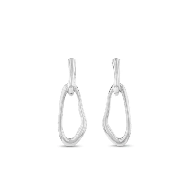 Imagen de Calvin Klein Statement Links Pendientes silvercoloured, Mujer, Talla: One Size, Silver coloured