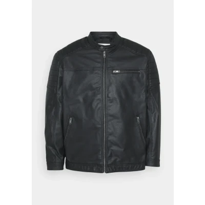 Imagen de Jack &amp; Jones Jcorocky Jacket Chaqueta de cuero sintético, Hombre, Talla: 4XL, Black