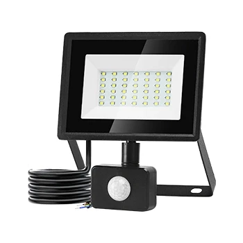 Imagen de Aigostar Foco Led con Sensor Movimiento 30W,2510LM Super Brillo Focos Exterior IP65 Impermeable,Blanco Frío 6500K Proyector Exterior,Perfectas para Jardín,Garaje,Patio,etc.