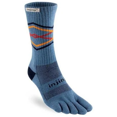Imagen de Injinji Calcetines Trail Midweight Crew, Lake, Small