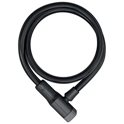 Imagen de ABUS candado de cable Racer 6412K bicicleta acero con revestimiento plástico nivel seguridad 4 85 cm, negro