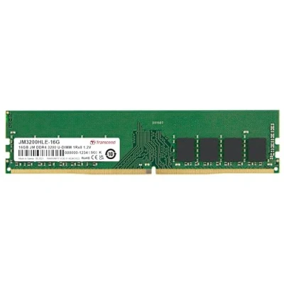 Imagen de Transcend DDR4 16GB 3200 MHz U DIMM 1Rx8, Memoria de escritorio
