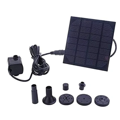 Imagen de ABchat Solar Water Pump, Garden Pond Pool Power Fountain Submersible Pump Feature Kit Panel