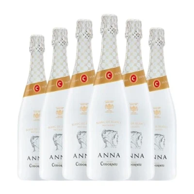 Imagen de Codorníu Anna Blanc de Blancs Cava Reserva 75 cl Espumoso blanco (Caja 6 Botellas cl)