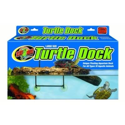Imagen de Zoo Med Isola Turtle Dock Muelle Flotante para Tortugas de Agua, con Ventosas, Sistema Autonivelación, 22.8 x 45.7 cm