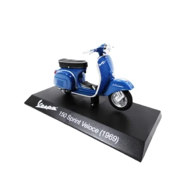 Imagen de OPO 10 Colección Scooter en Miniatura 1/18 Compatible con Piaggio Vespa 150 Sprint Veloce Azul 1969 Ves0025