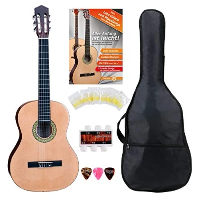 Imagen de Classic Cantabile AS 861 guitarra de concierto 4/4 set principiantes