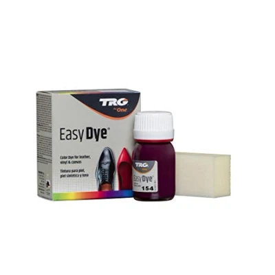 Imagen de TRG The One Easy Dye, Pintura para restaurar el color del zapatos de cuero, 154 Berenjena, 25 ml