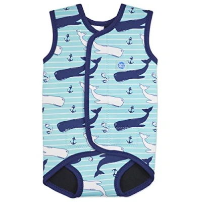 Imagen de Splash About Baby Wrap Traje de neopreno, Vintage Moby, 0 6 meses