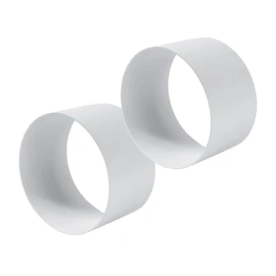 Imagen de Vent Systems Diámetro de 100 mm plástico 2 unidades Conector hembra tubo redondo para tubos rectos o flexibles Accesorios sistema ventilación refrigeración,