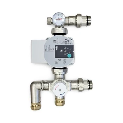 Imagen de Grupo bombeo calefacción bomba Wilo recirculacion calefaccion colector suelo radiante con agua caliente