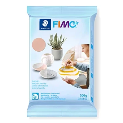 Imagen de STAEDTLER 8100 43. Pasta para modelar de secado al aire Fimo air basic. Una pastilla color carne, Rosa, 500 g